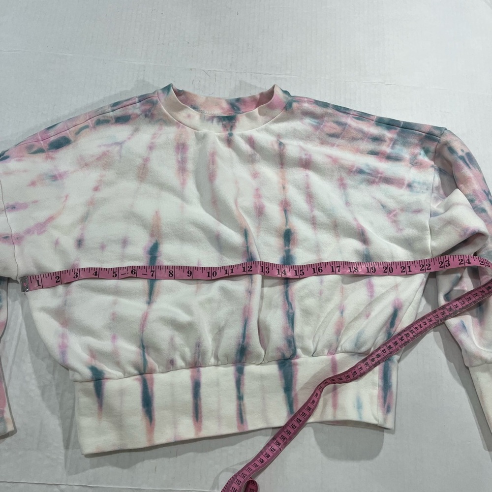 OLD NAVY CROPPED TIE DYED SWEATSHIRT - Picture 2 of 14